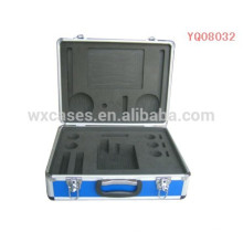 instrumento de alumínio forte e portátil maleta com fabricante de inserção de espuma personalizado